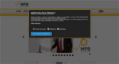 Desktop Screenshot of gruppompb.com