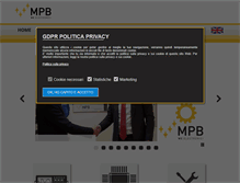 Tablet Screenshot of gruppompb.com